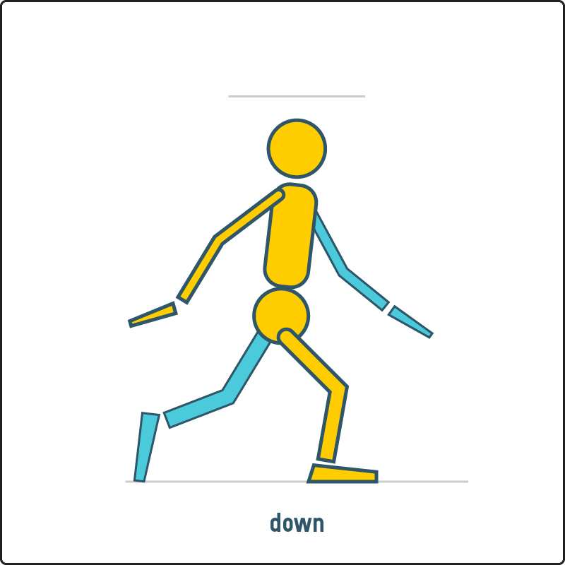 Down pose reference
